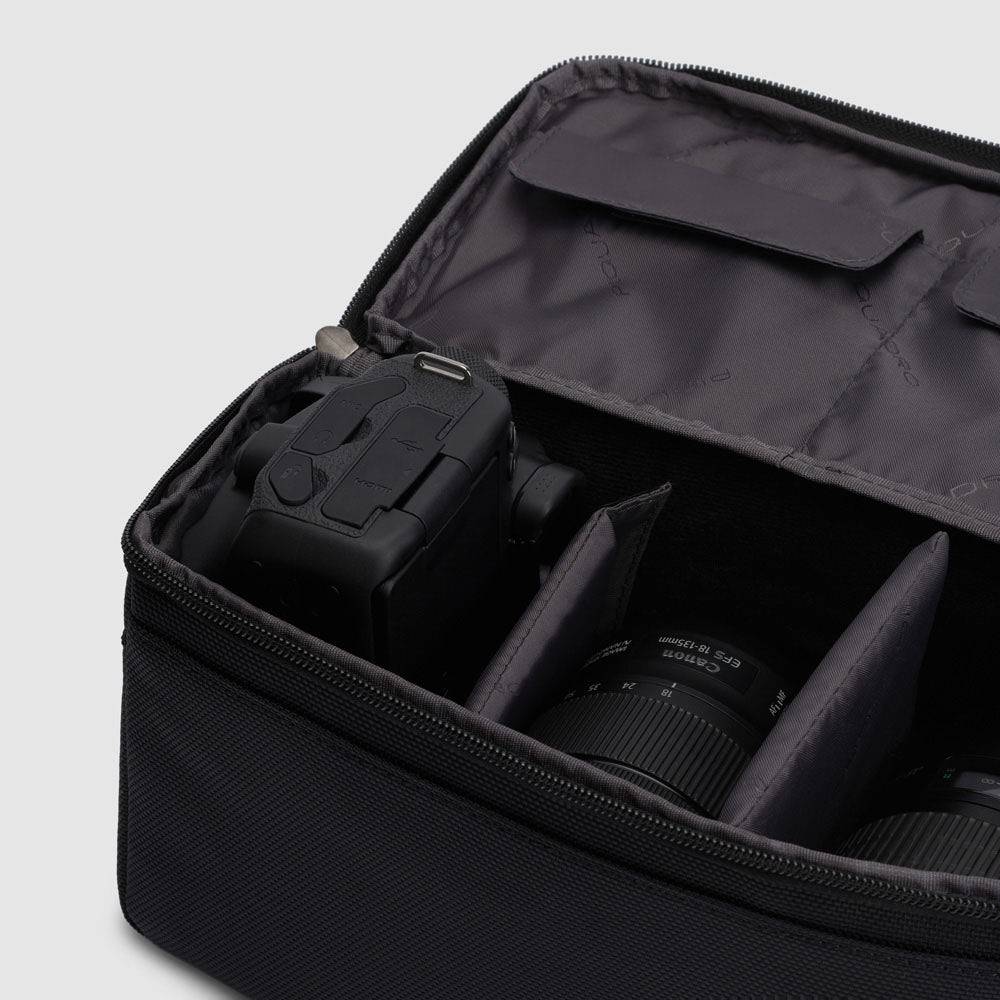 Piquadro Camera Bag In Recycled Fabric