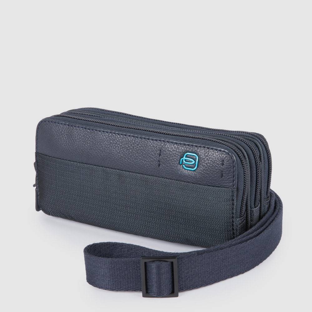 Piquadro Case With Three Dividers And Wrist Strap