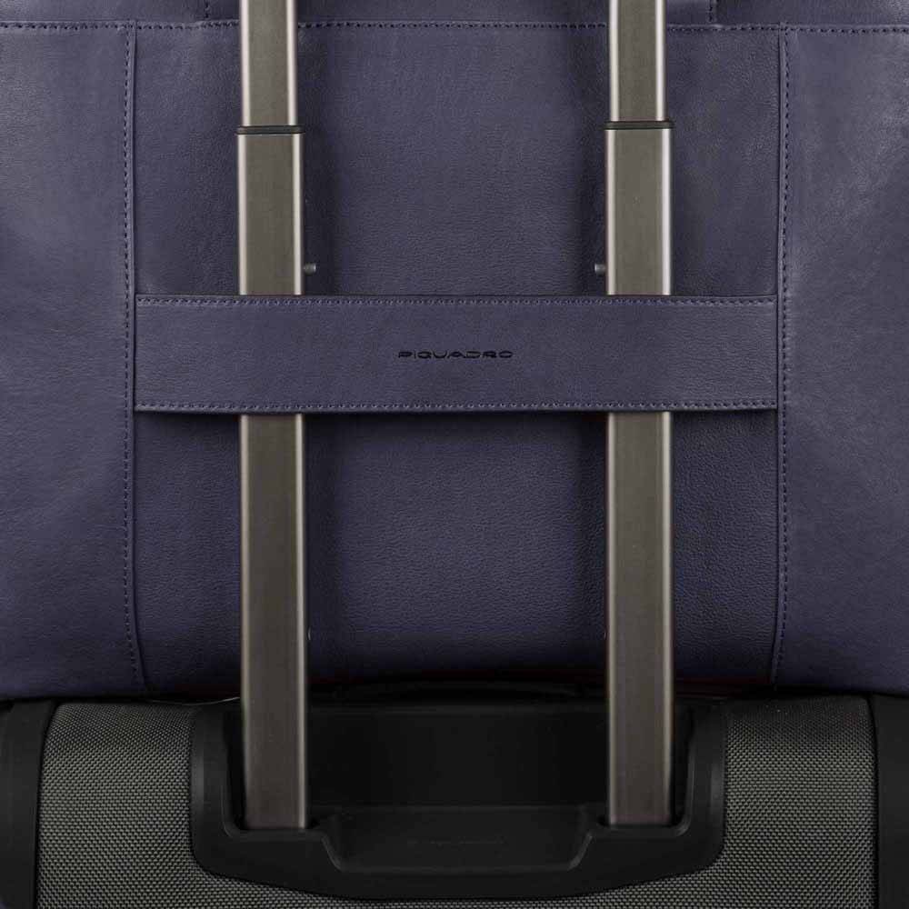Piquadro Expandable, Slim Computer Bag 15"