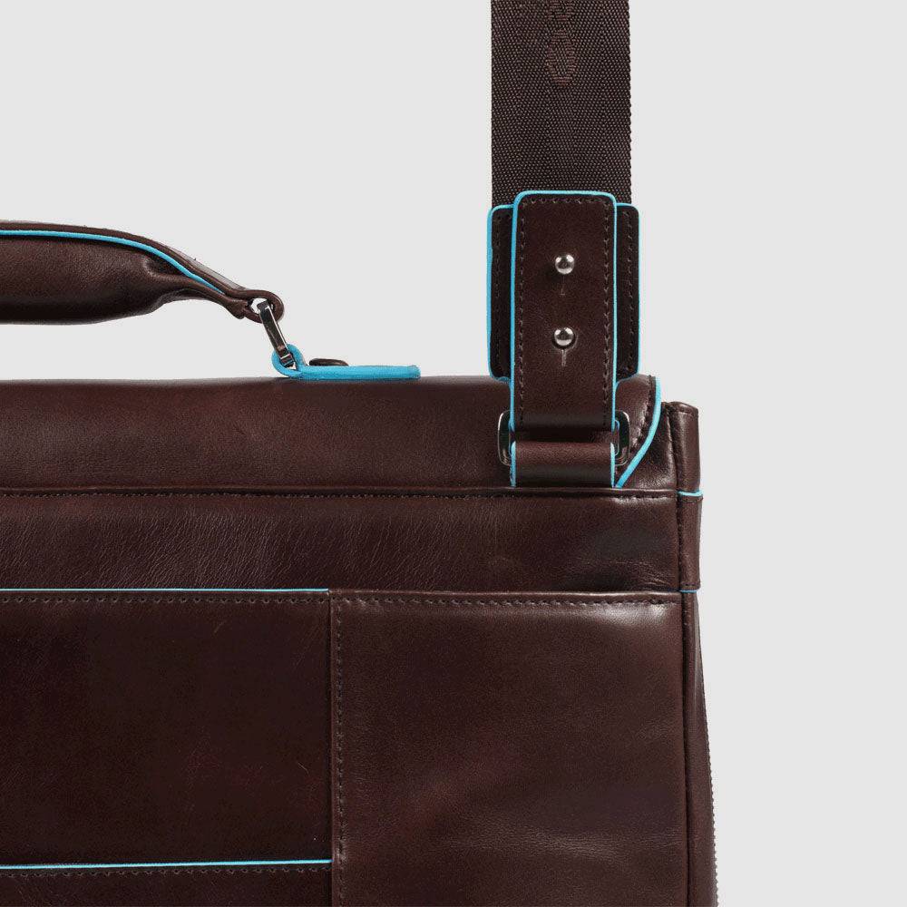 Piquadro Flap-over, Expandable Computer Bag 15"