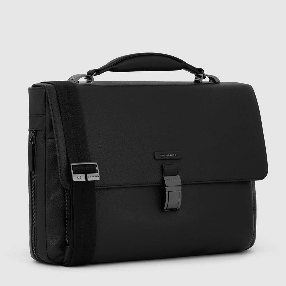 Piquadro Flap-over, Expandable Computer Bag 15,6"