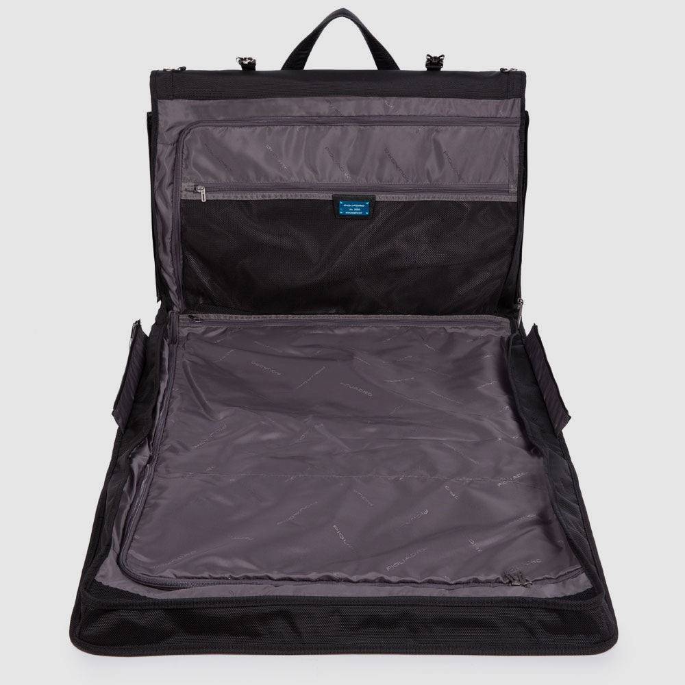 Piquadro Folding Garment Bag In Recycled Fabric