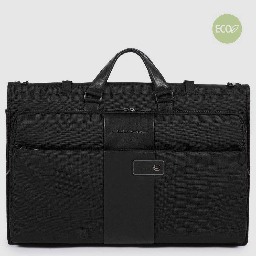 Piquadro Folding garment bag in recycled fabric