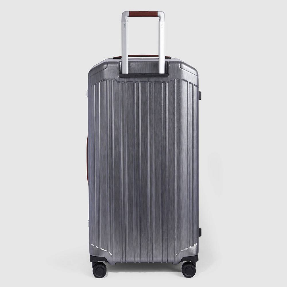 Piquadro Hardside Spinner In Trunk Shape