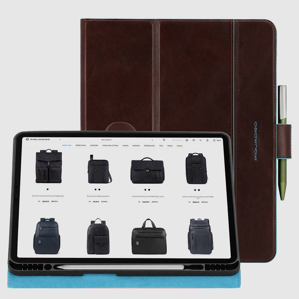 Piquadro IPad®Pro 12,9" Stand Up Leather Case