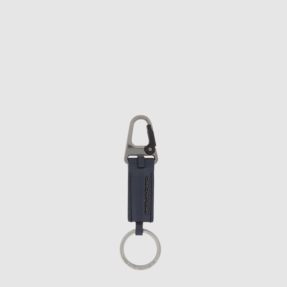 Piquadro Keychain with carabiner hook