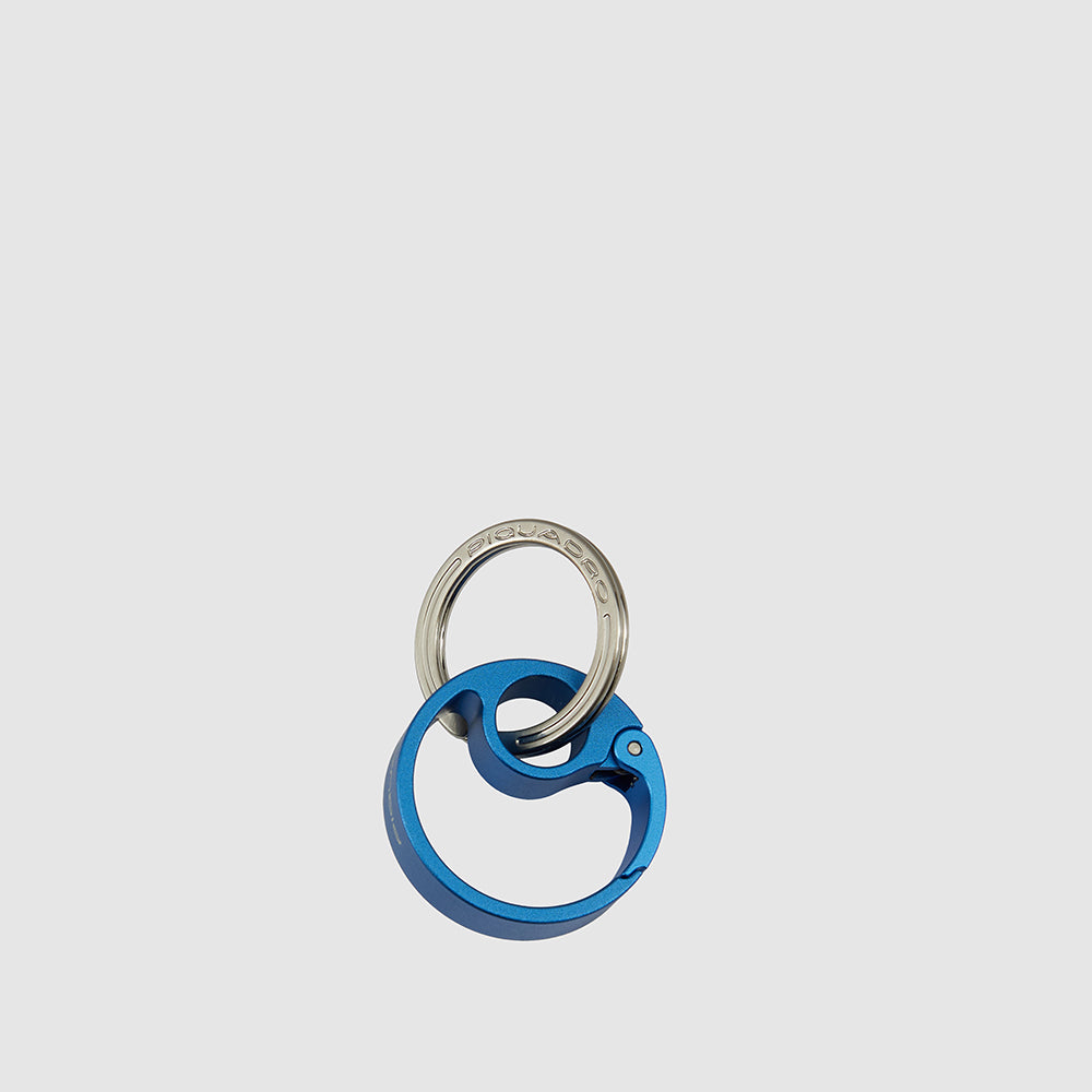 Piquadro Keychain With Round Carabiner Hook