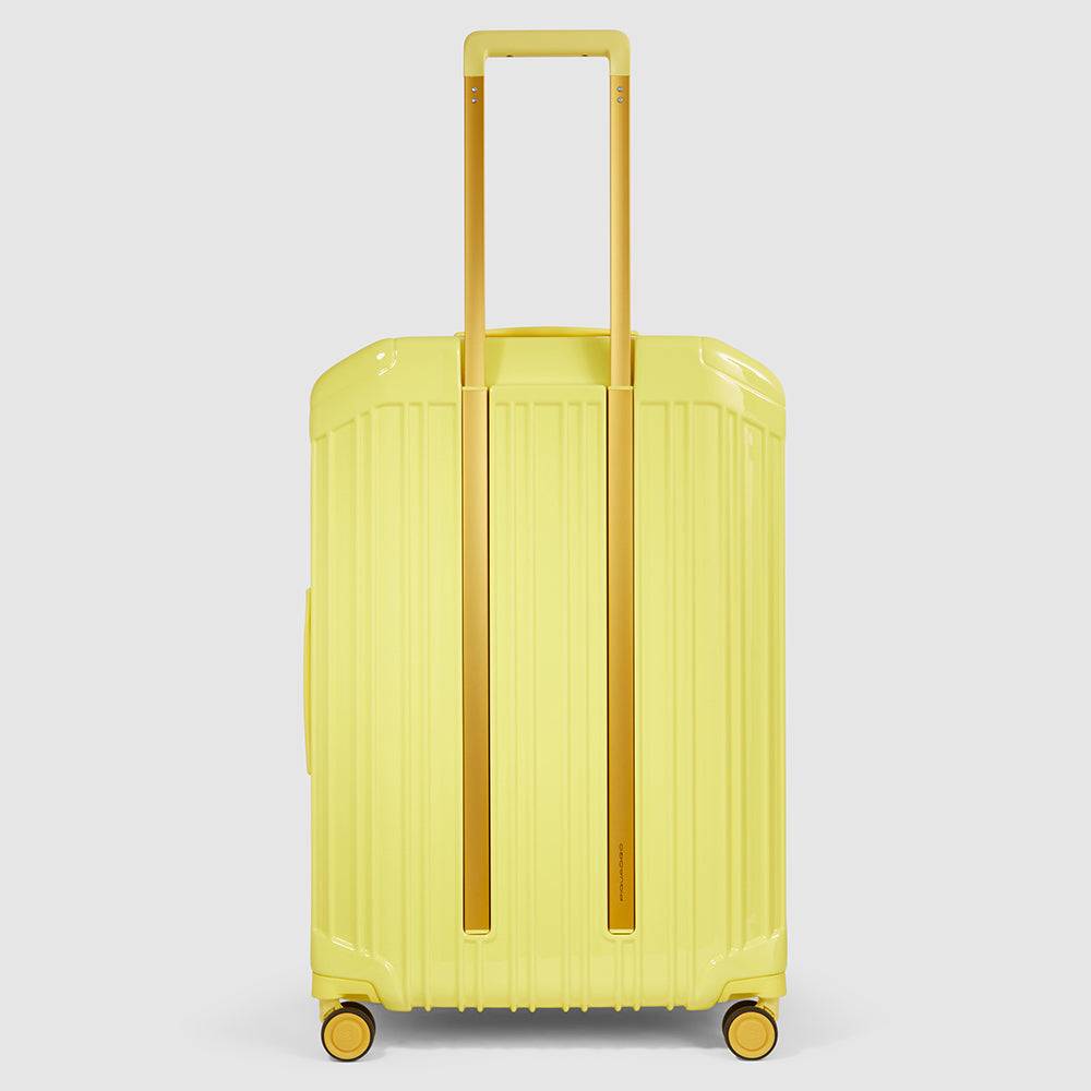 Piquadro Medium Size, Expandable Hardside Spinner