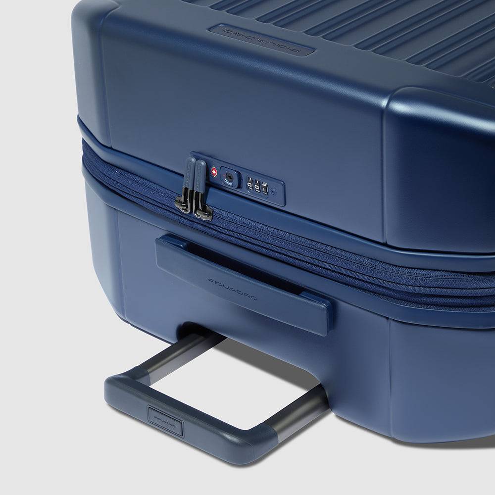Piquadro Medium Size, Expandable Hardside Spinner