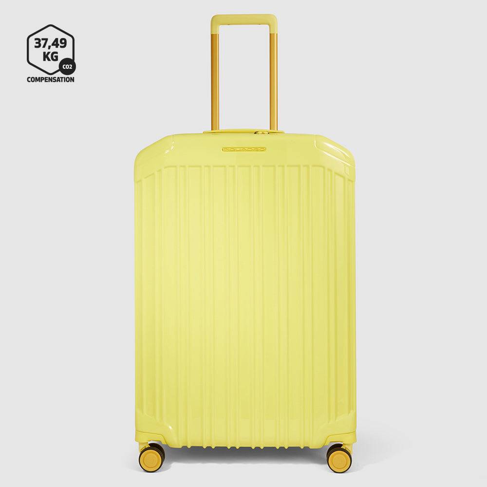 Piquadro Medium size, expandable hardside spinner