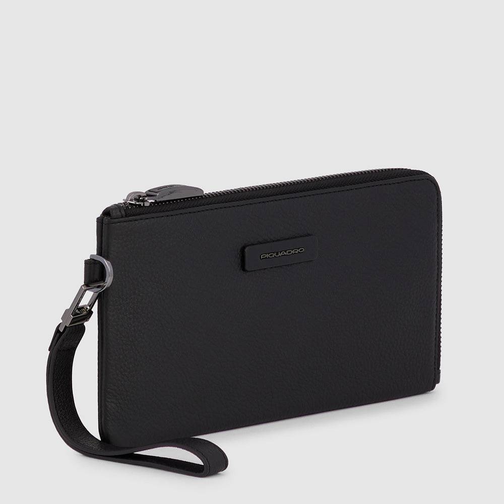 Piquadro Men’s Clutch With Credit Card Facility