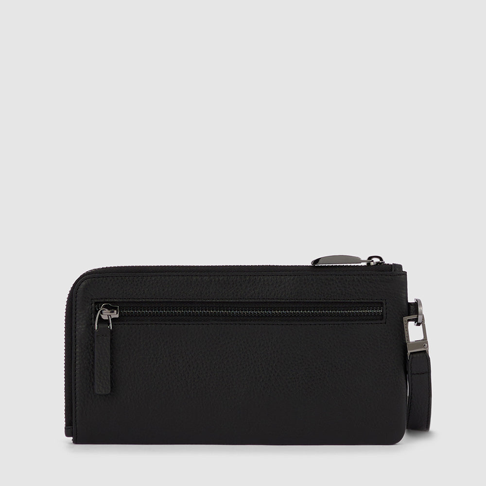 Piquadro Men’s Clutch With Credit Card Facility