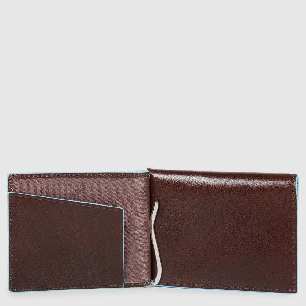 Piquadro Men’s Vertical Wallet With Money Clip