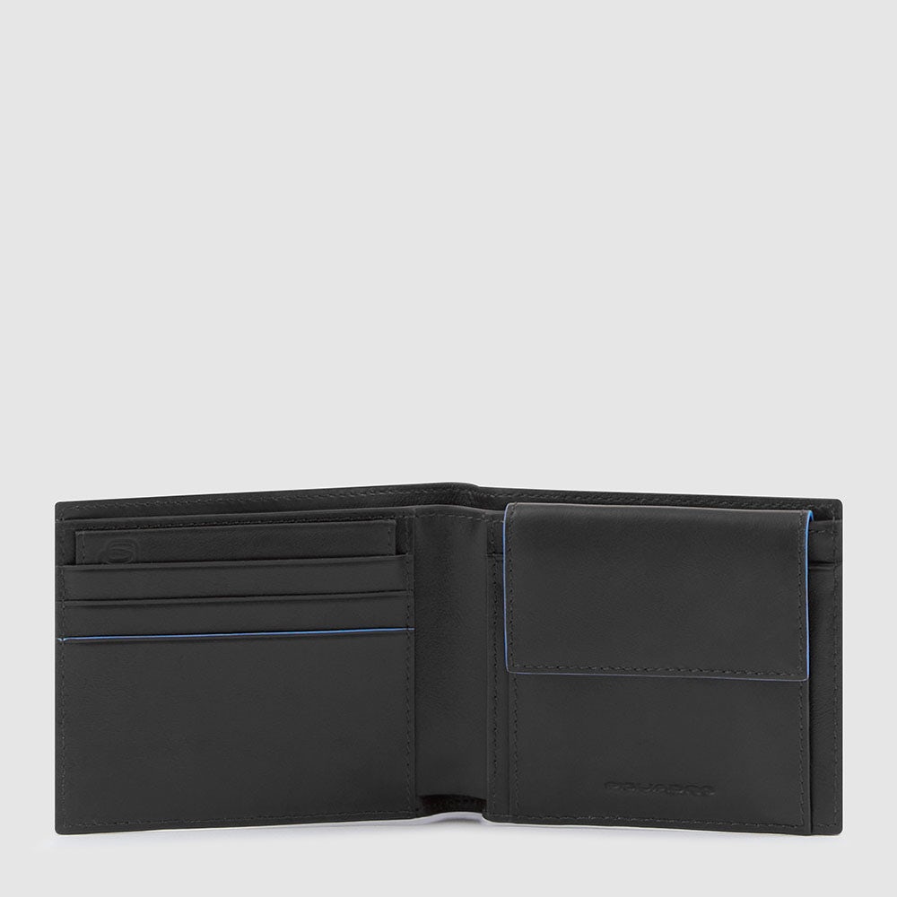 Piquadro Men’s Wallet With Coin Pocket