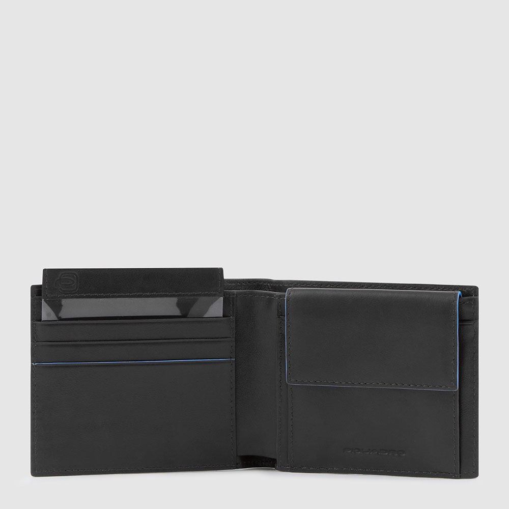 Piquadro Men’s wallet with coin pocket