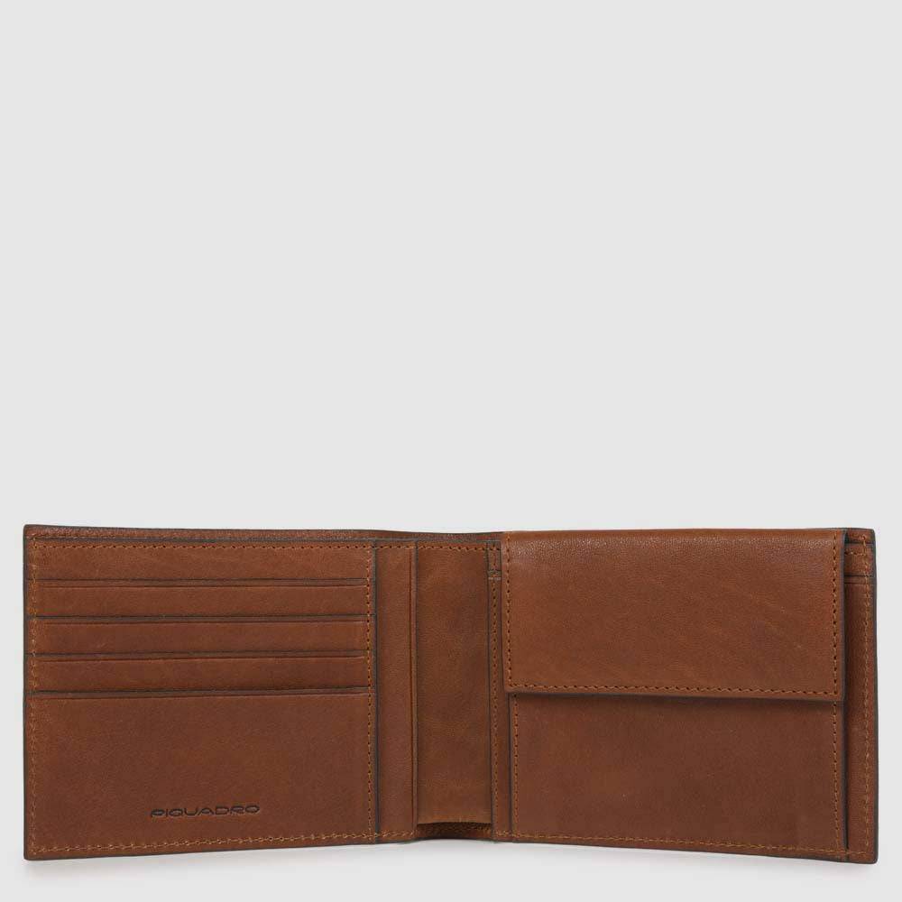 Piquadro Men’s wallet with coin pocket