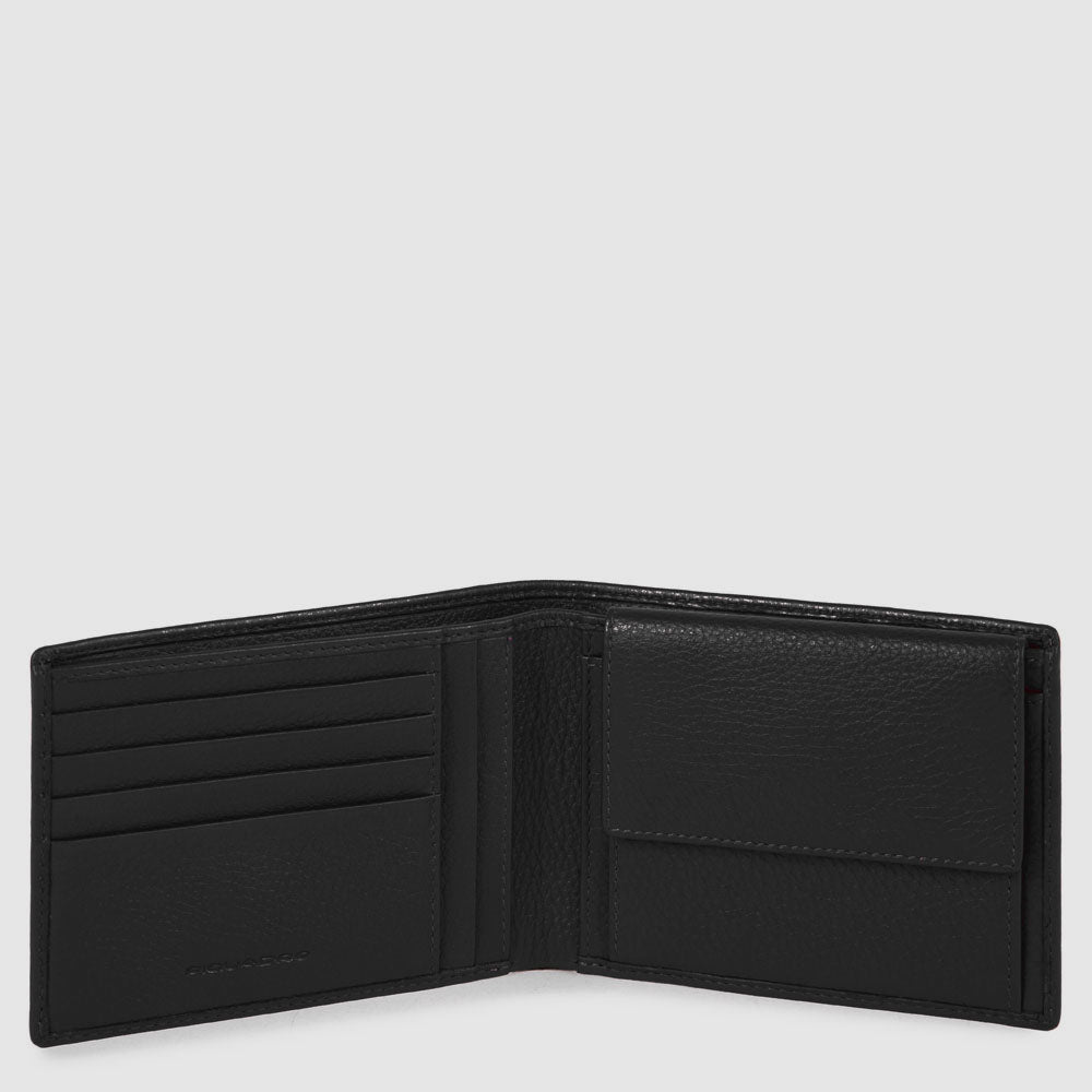 Piquadro Men’s wallet with coin pocket