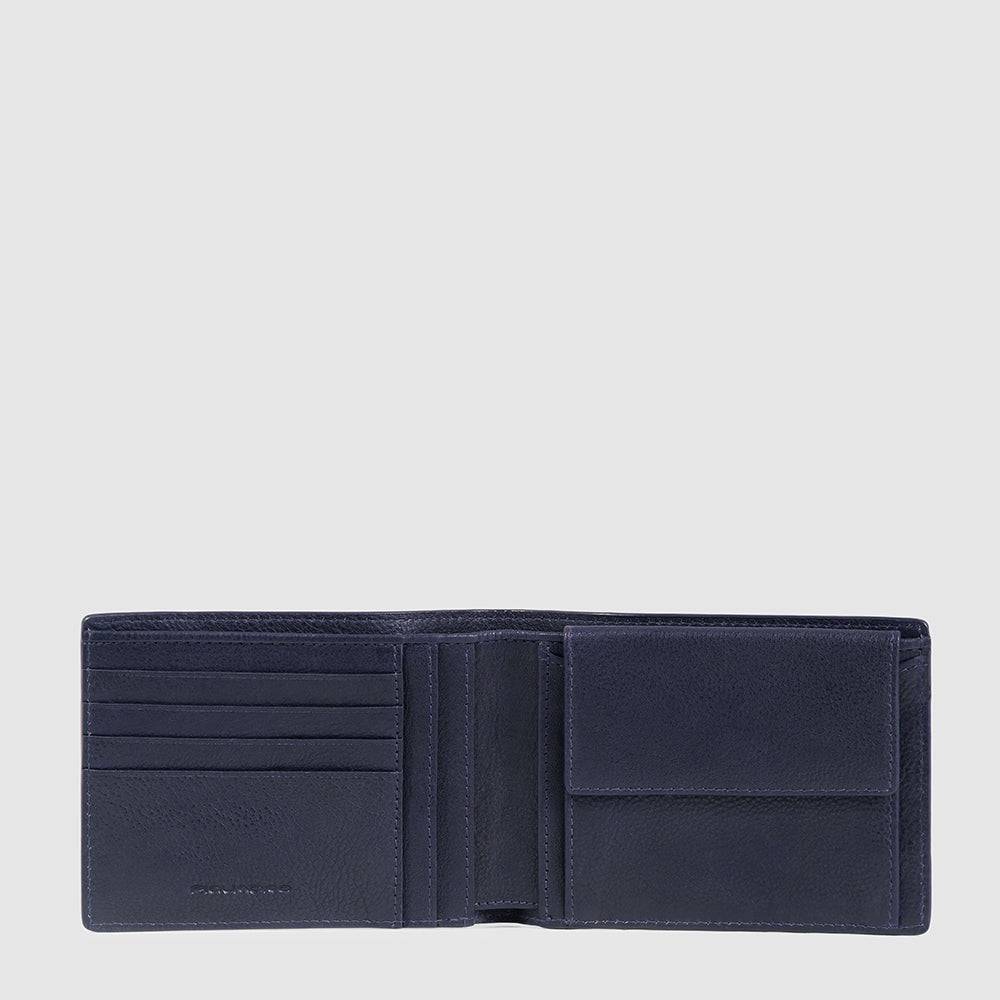 Piquadro Men’s Wallet With Coin Pocket