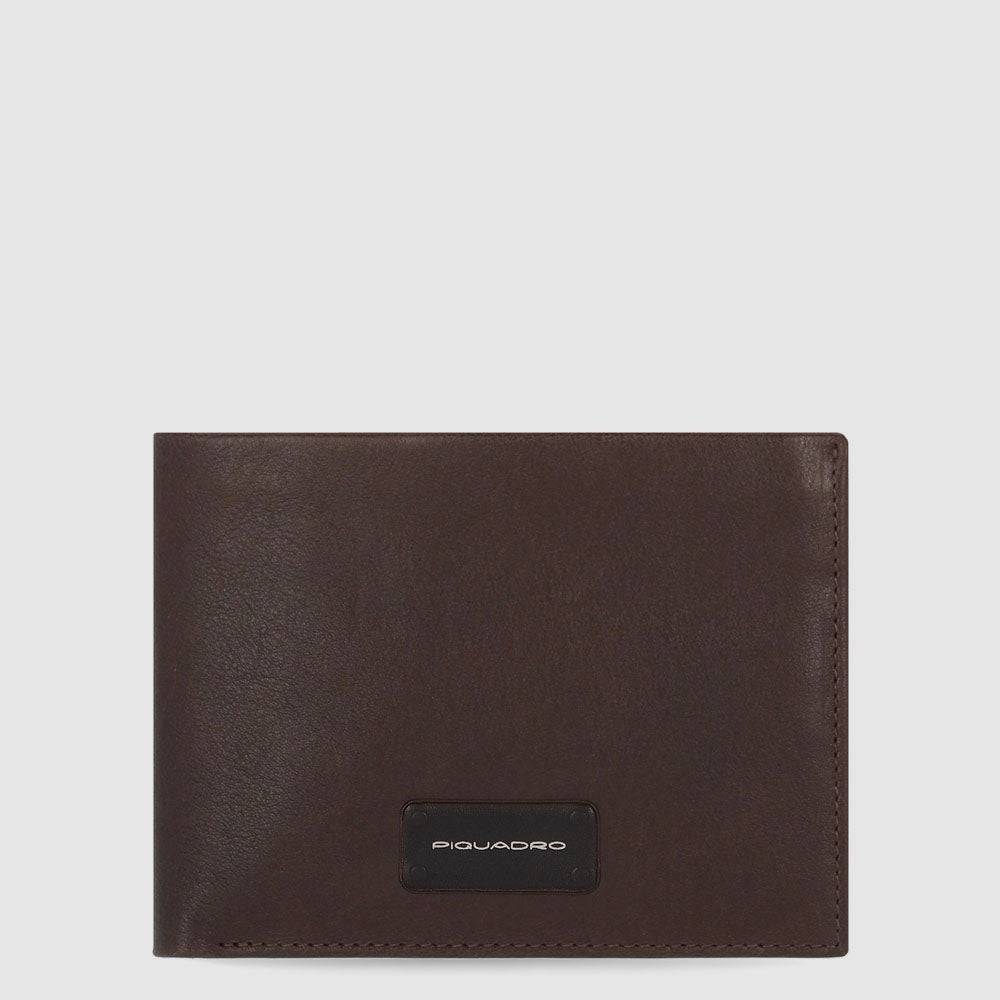 Piquadro Men’s Wallet With Zipped Coin Pocket