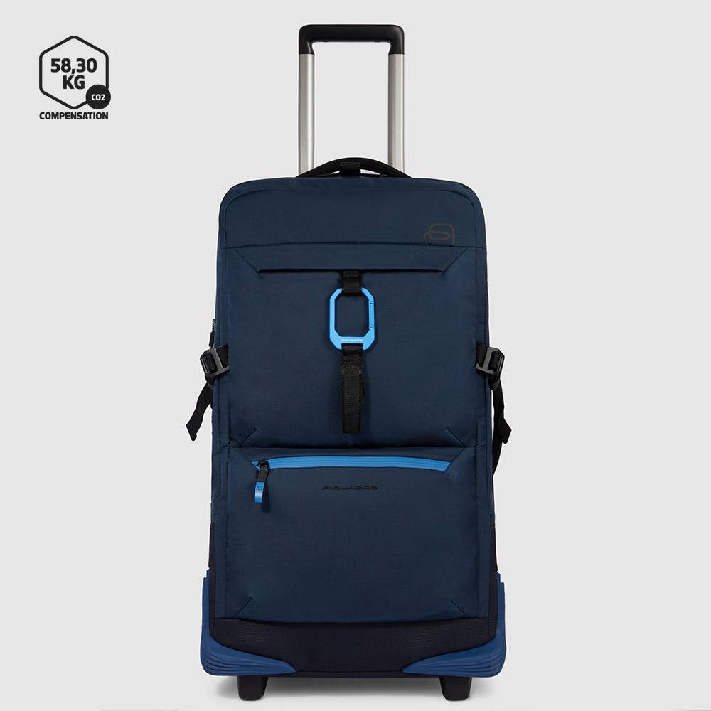 Piquadro Modular wheeled duffel in recycled fabric