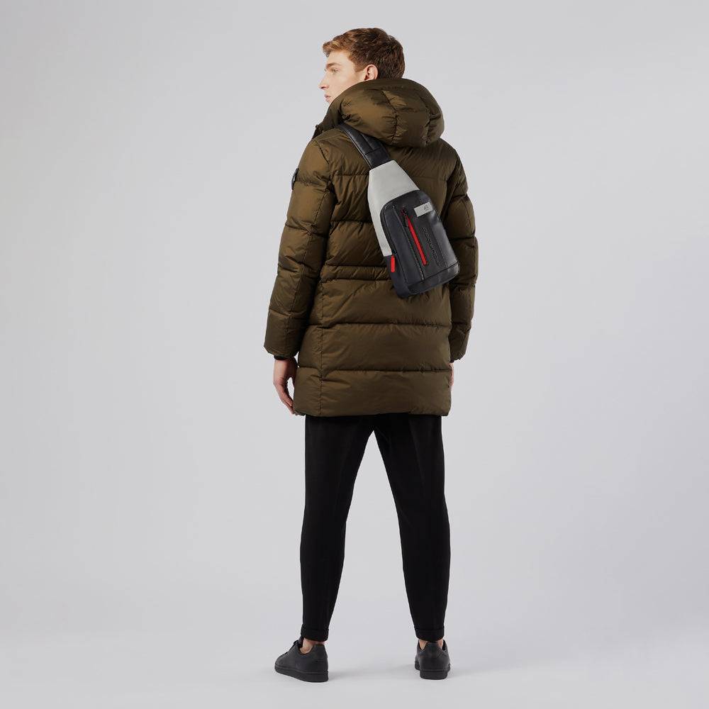 Piquadro Mono Sling Bag With LED Light