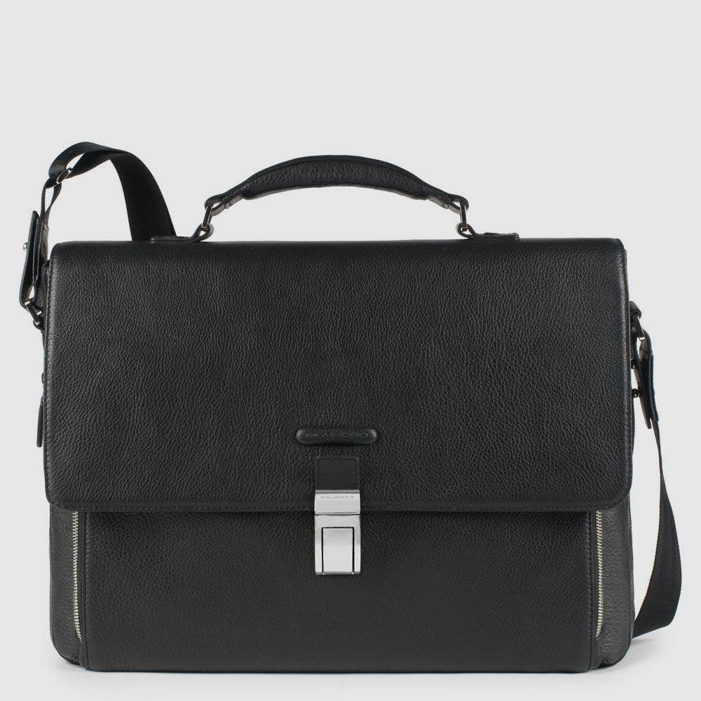 Piquadro Over-flap, expandable computer bag