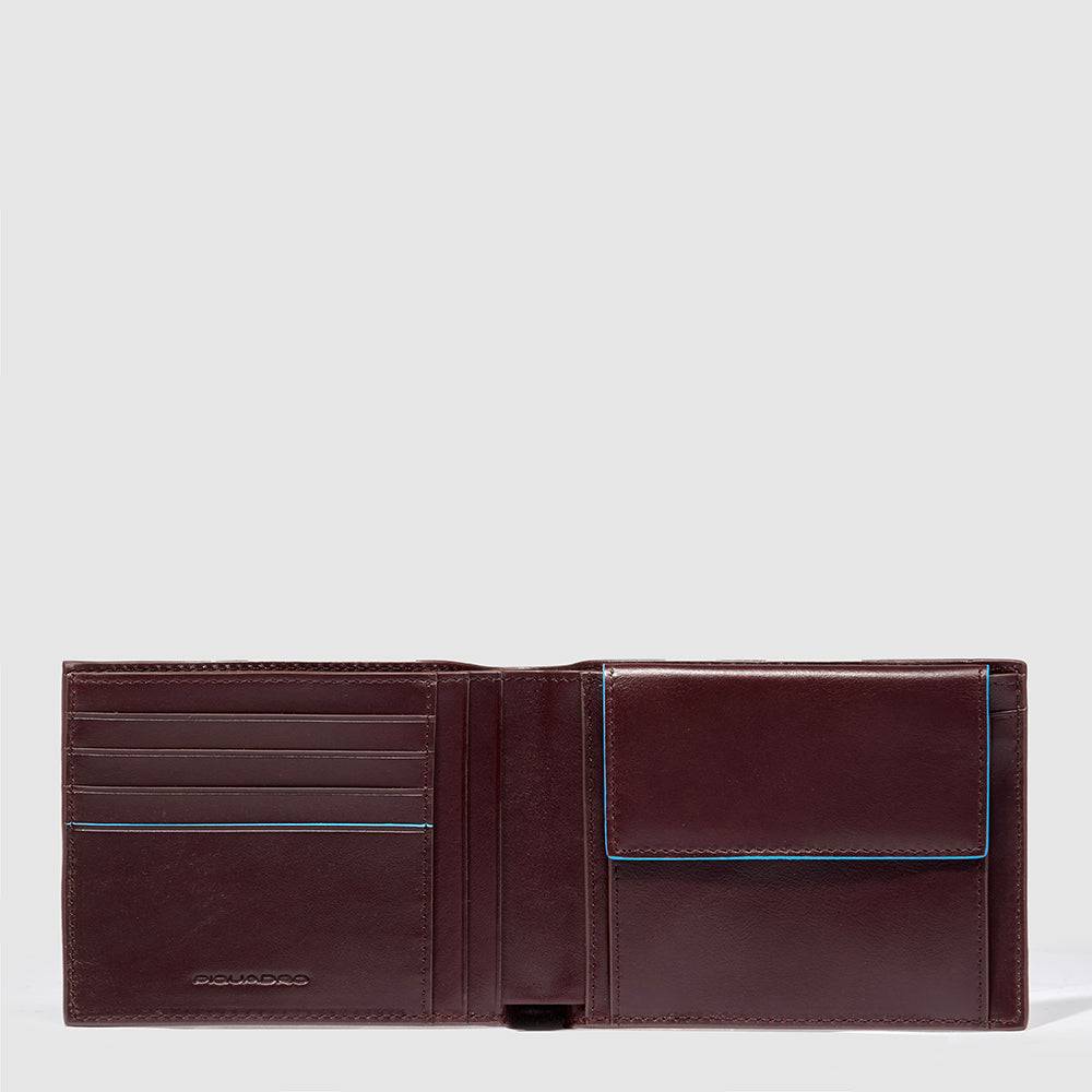 Piquadro Portafoglio Uomo In Pelle Con Portamonete