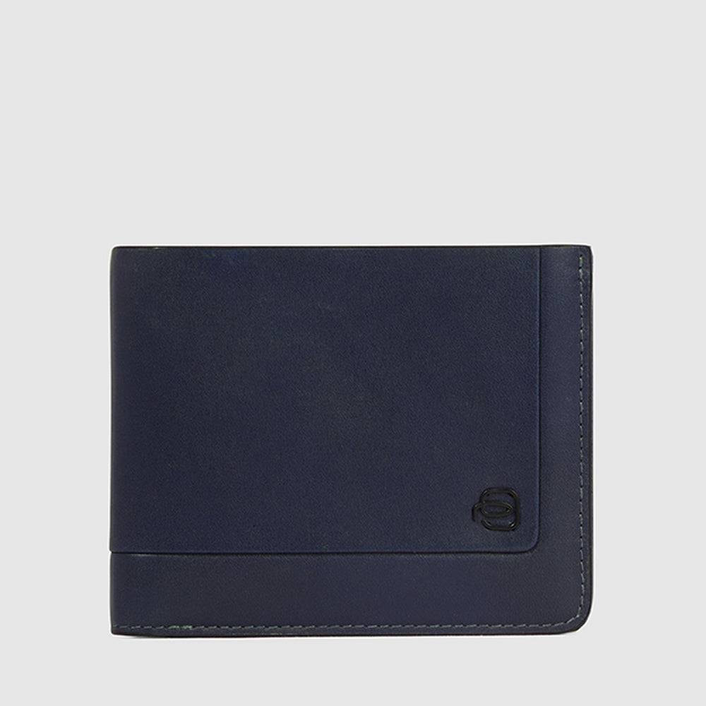Piquadro Slim Men’s Wallet With Zipped Coin Pocket