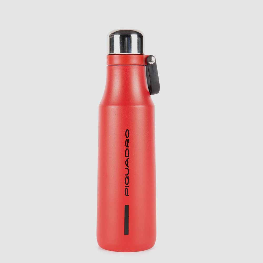 Piquadro Thermal flask bottle in stainless steel