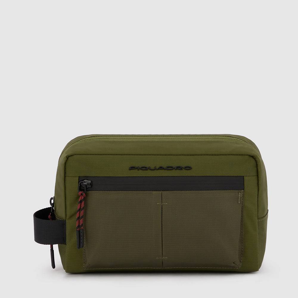 Piquadro Toiletry bag in recycled fabric