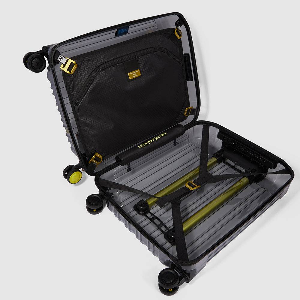 Piquadro Trasparent Cabin Size Hardside Spinner