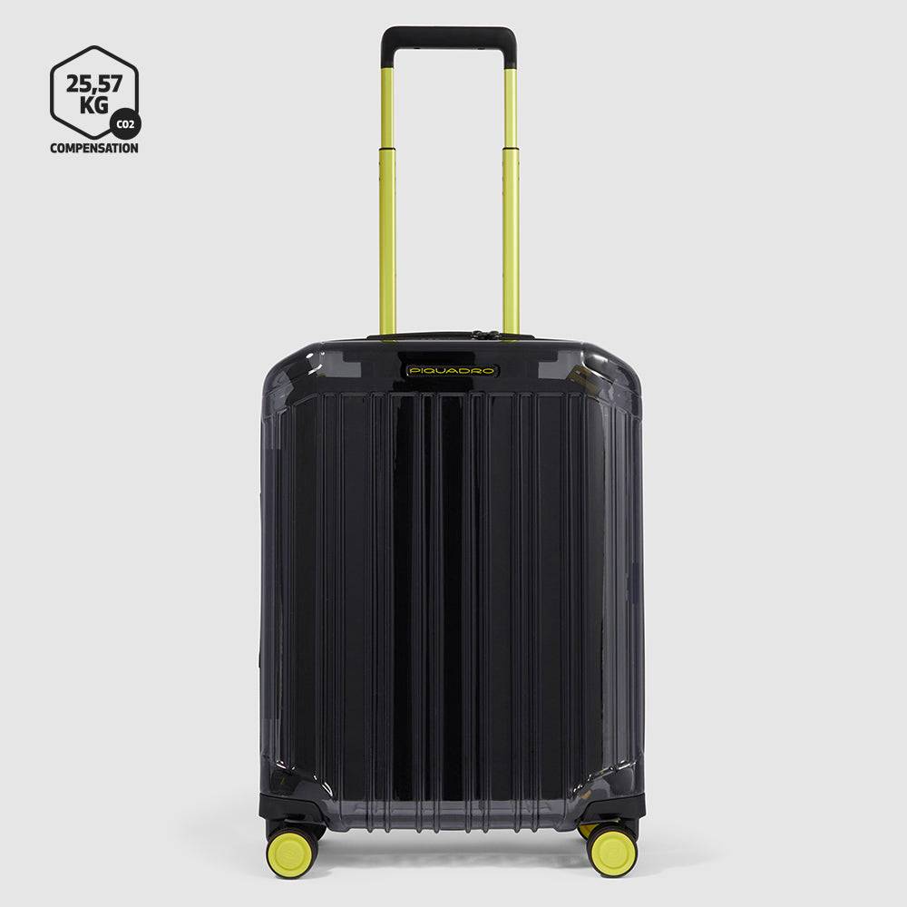 Piquadro Trasparent cabin size hardside spinner