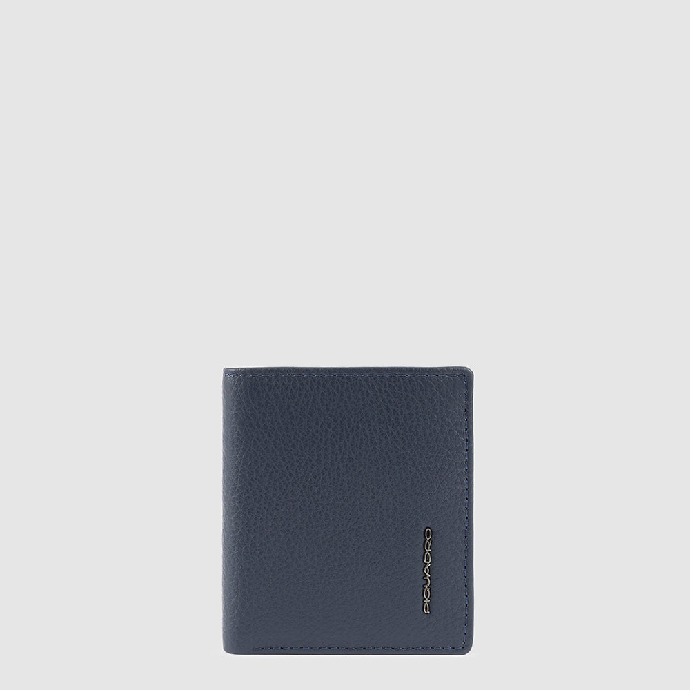 Piquadro Vertical Men’s Wallet With Coin Pocket
