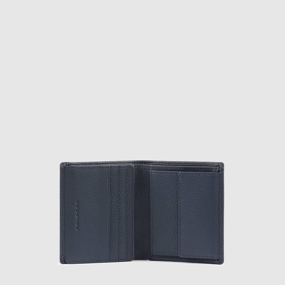 Piquadro Vertical men’s wallet with coin pocket