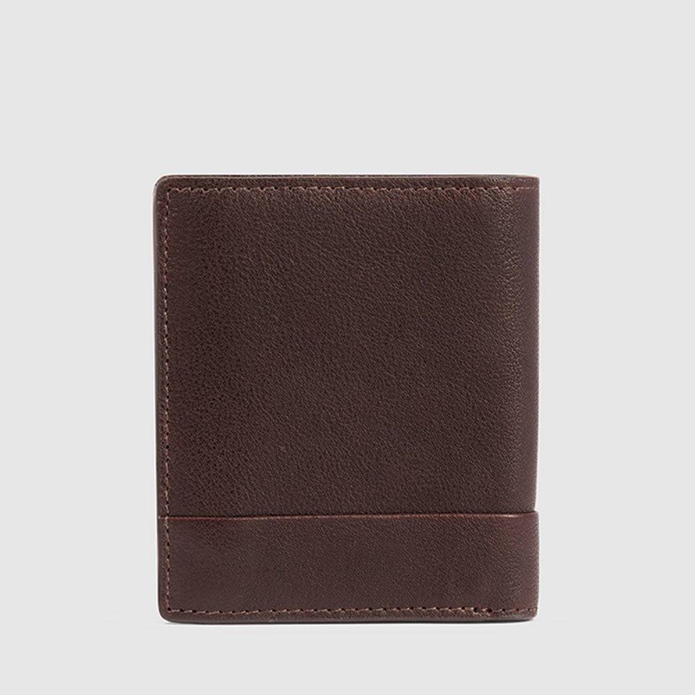 Piquadro Vertical Men’s Wallet With Coin Pocket