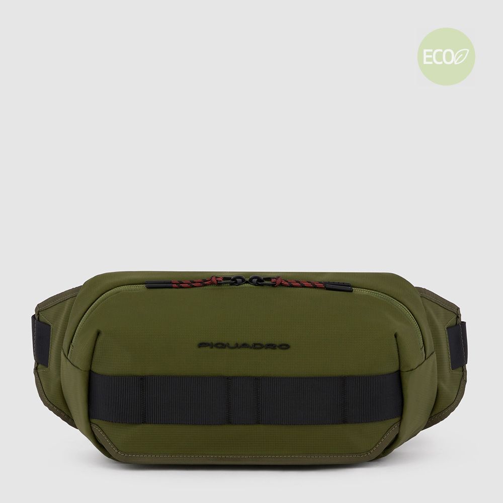 Piquadro waist bag in recycled fabric