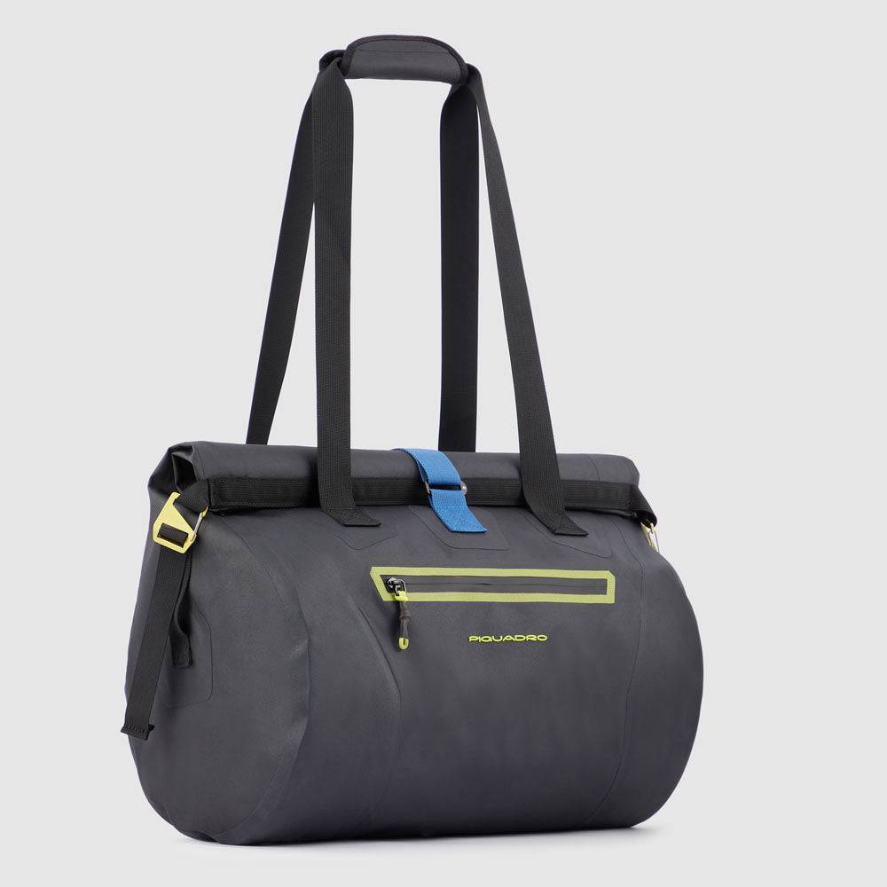 Piquadro Waterproof Duffel Bag With Latch Roll Top,