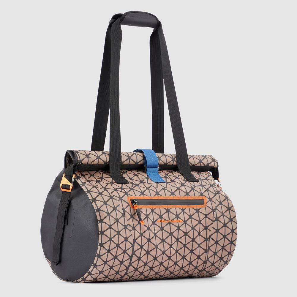 Piquadro Waterproof Duffel Bag With Latch Roll Top,