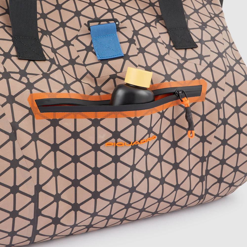 Piquadro Waterproof Duffel Bag With Latch Roll Top,