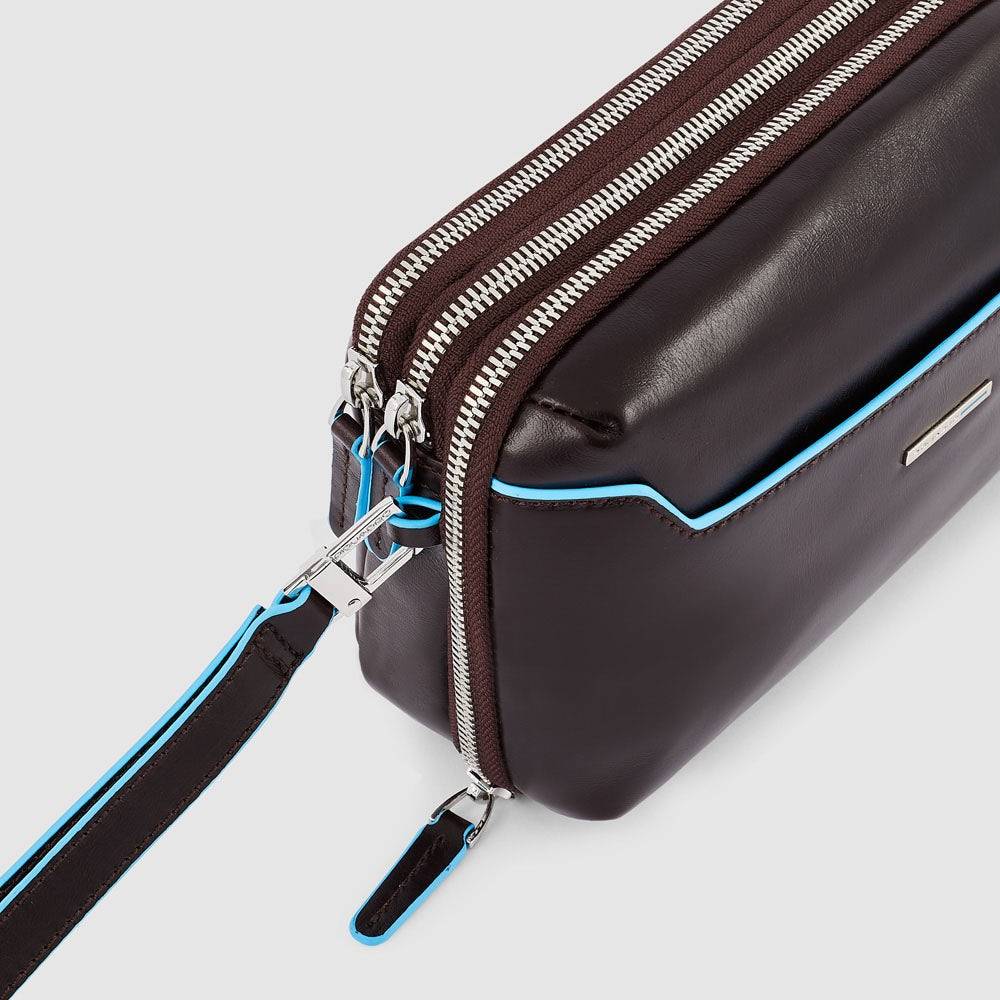 Piquadro Wrist Clutch Bag With Two Dividers