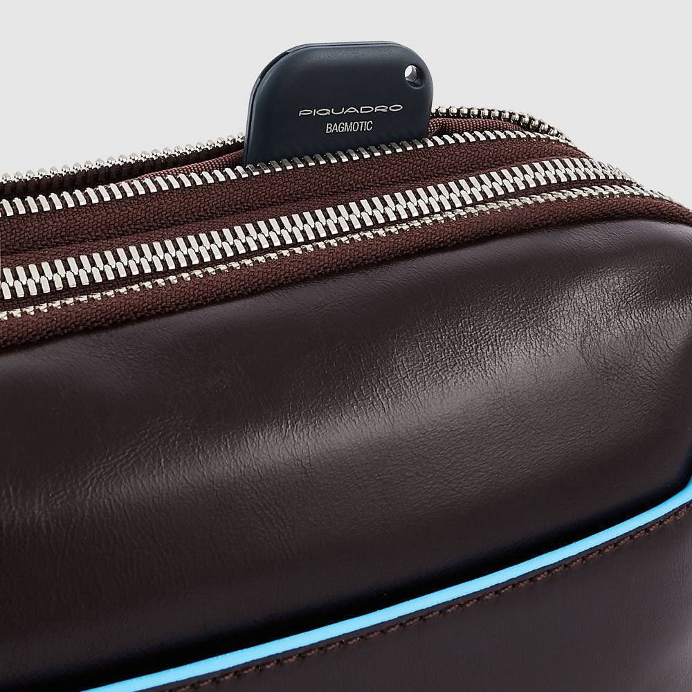 Piquadro Wrist Clutch Bag With Two Dividers