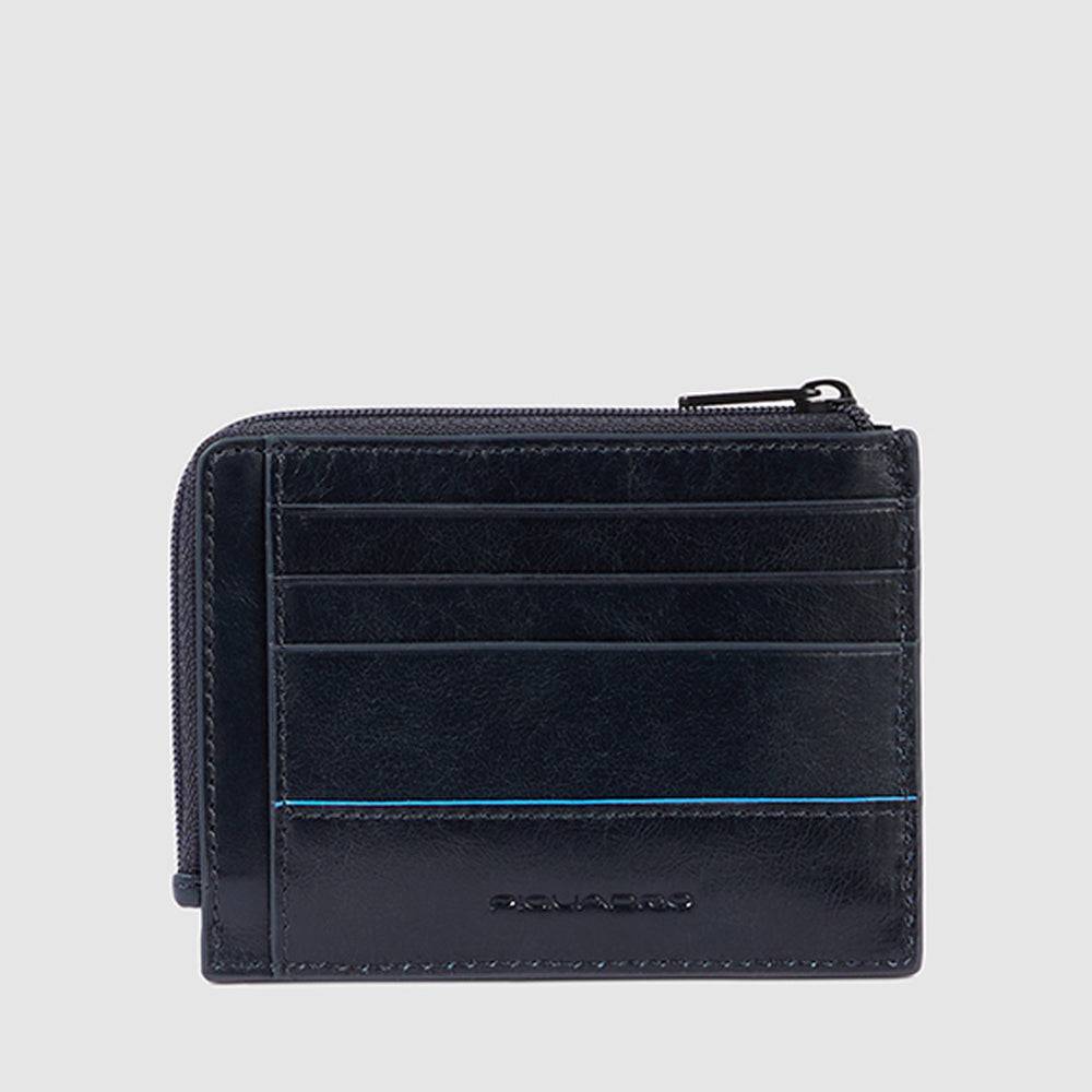 Piquadro Zipper Coin Pouch With Document Holder