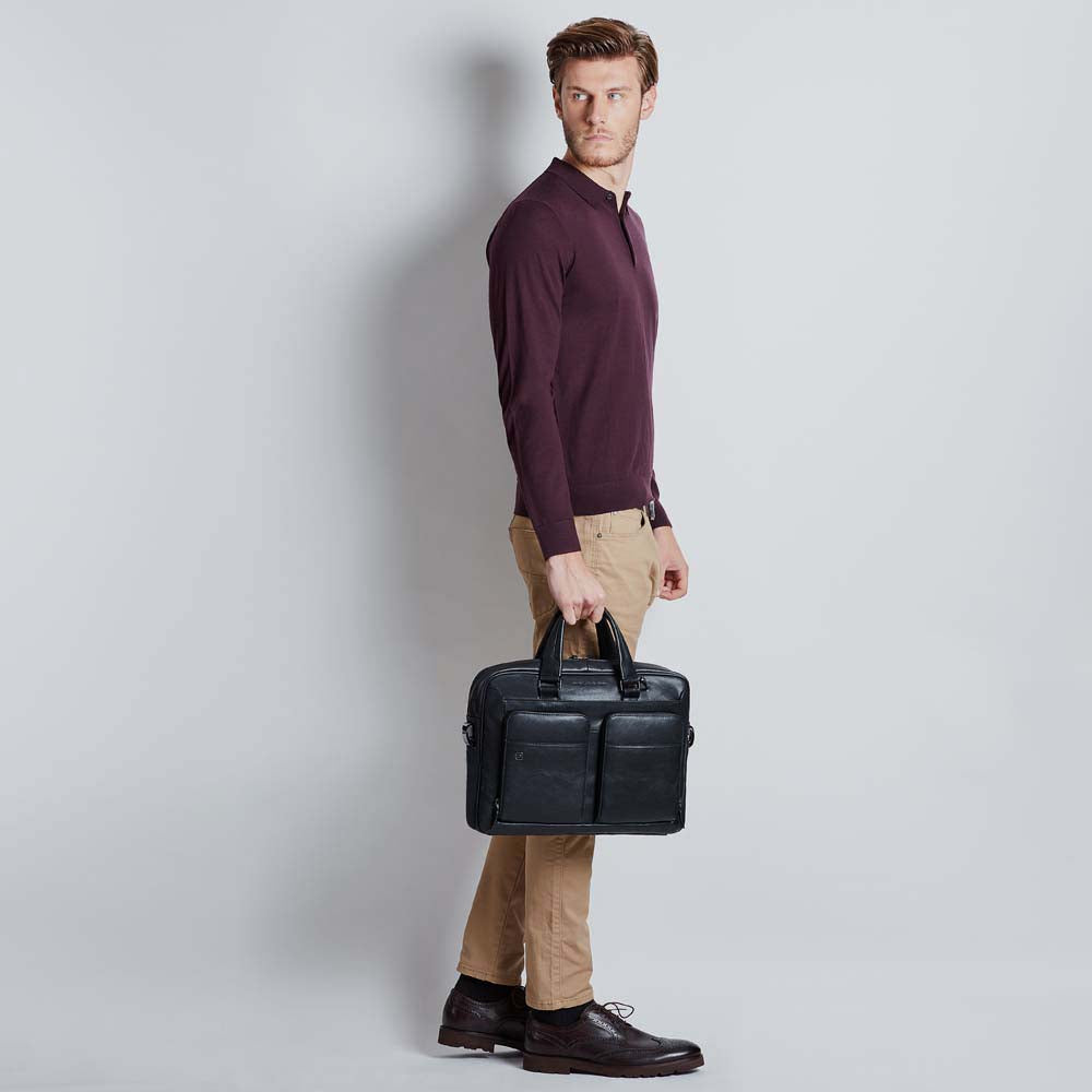 Piquadro Slim Computer Bag 15" With IPad® Compartment