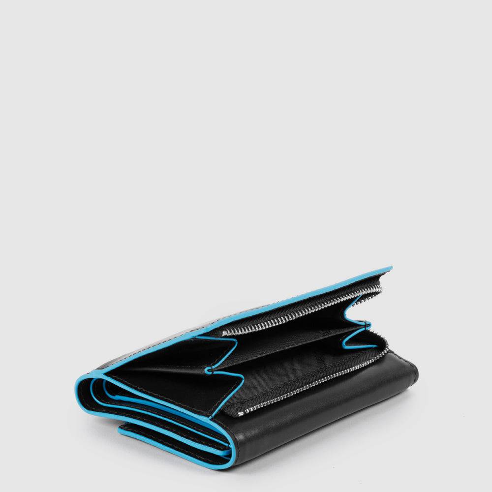 Piquadro Small Size, Women's Wallet With Rear Money Pocket