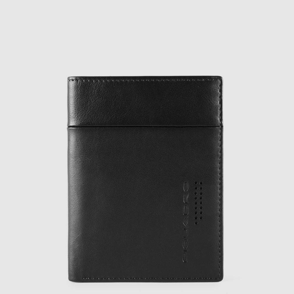 Piquadro Vertical Men’s Wallet With Banknote, Credit