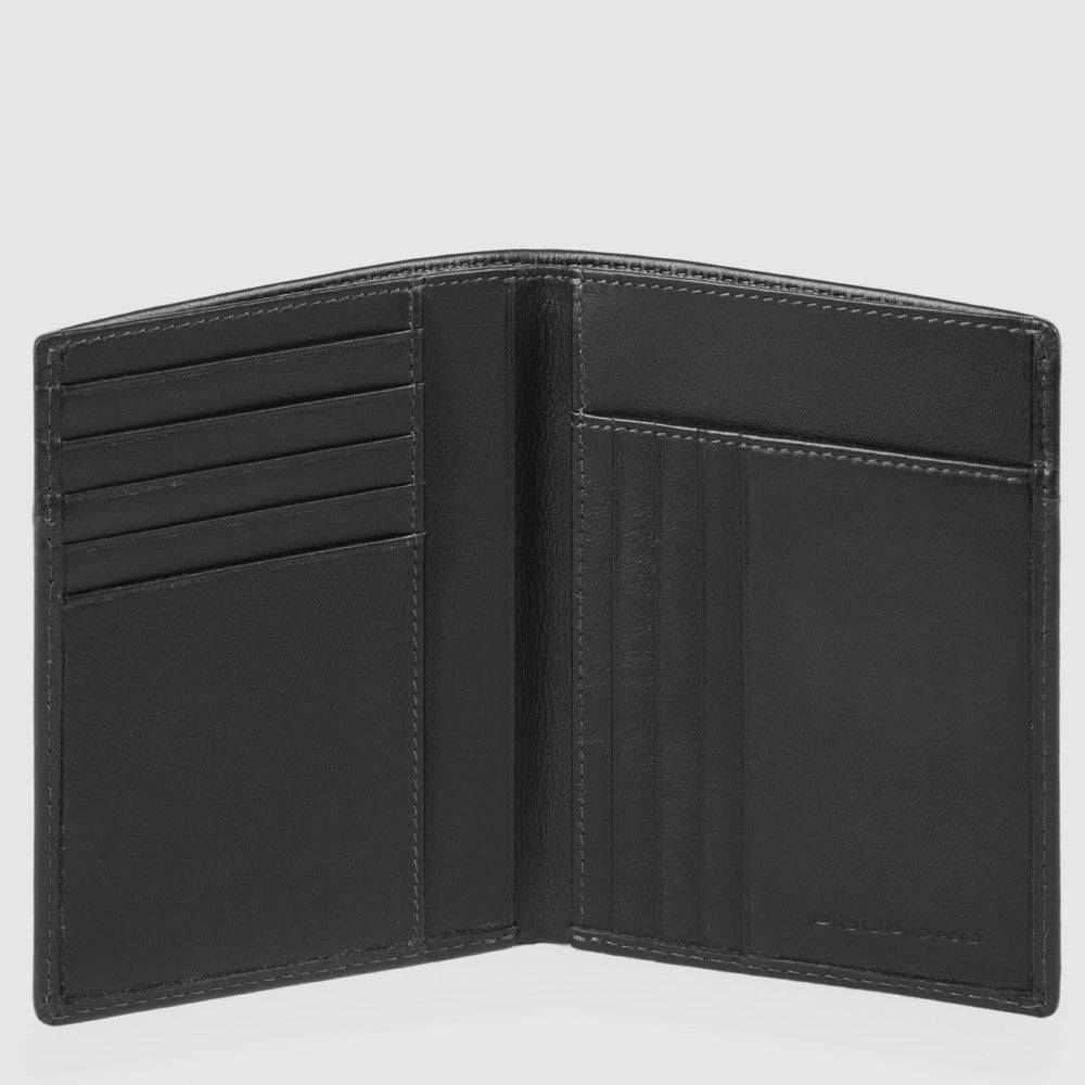 Piquadro Vertical men’s wallet with banknote, credit