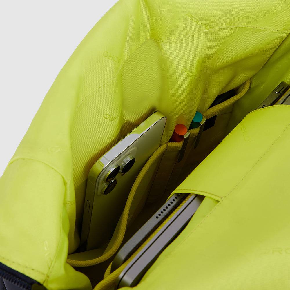 Piquadro Water Resistant Roll-top Backpack For Laptop 15,6"