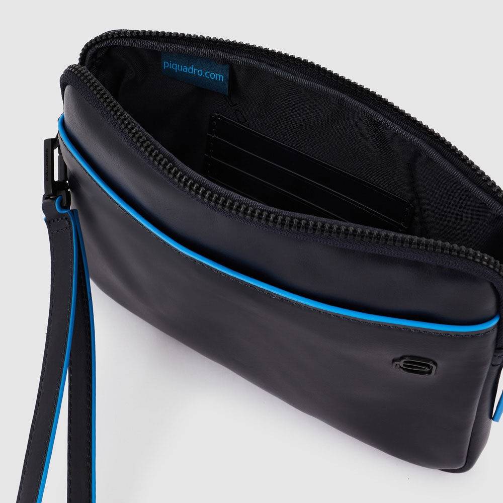 Piquadro Wrist Clutch Bag With Credit Card Facility