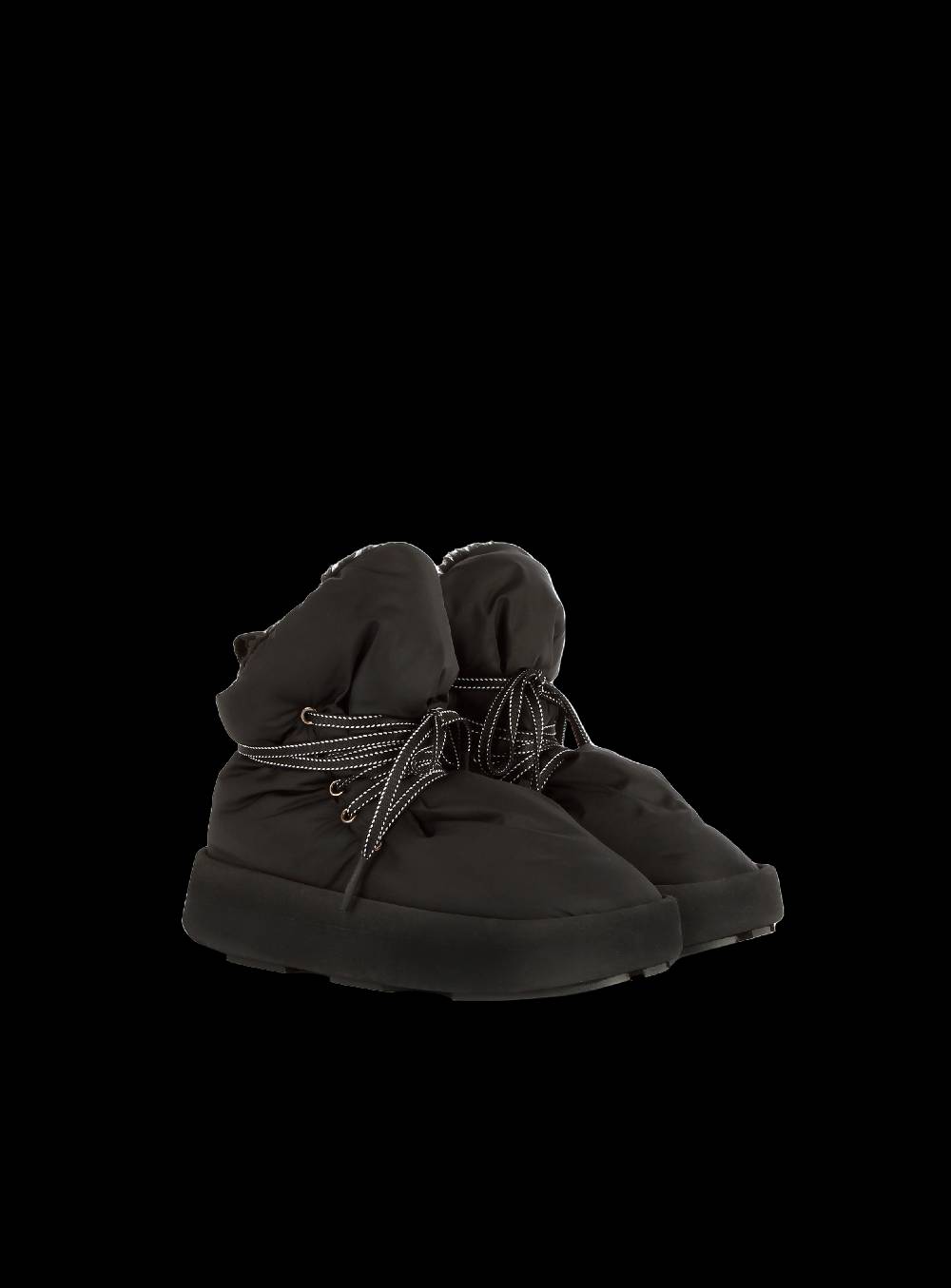 Piumestudio Manta Nylon + Fur Black