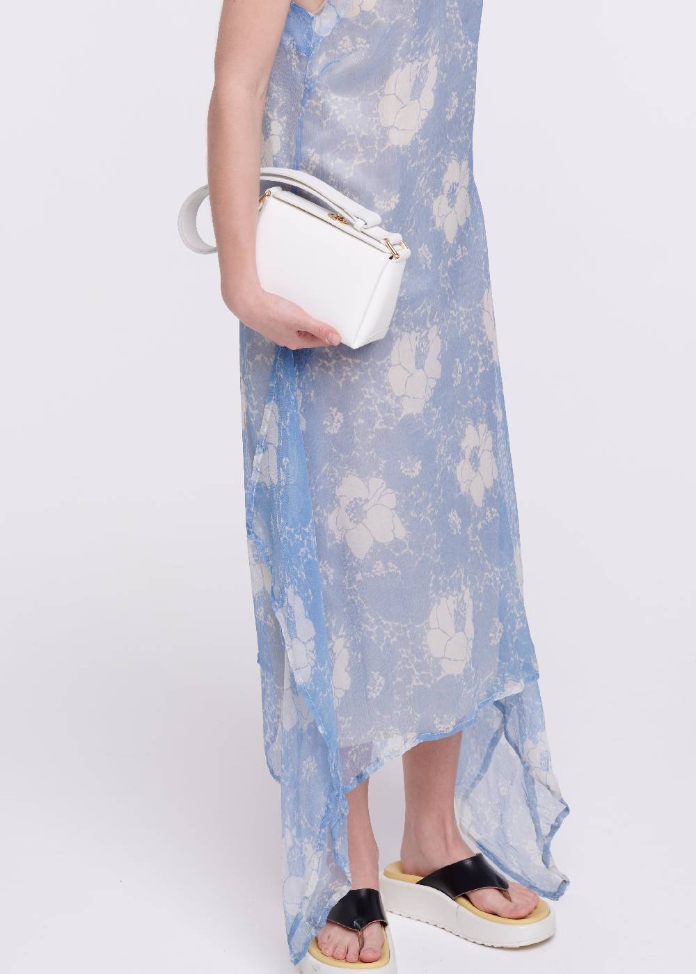 Plan C ABITO SOTTOVESTE CON STAMPA FLOREALE IN SETA